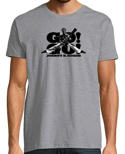 Camiseta GO GO Johnny B. Goode, Negro, Hombre - latostadora.com - Modalova