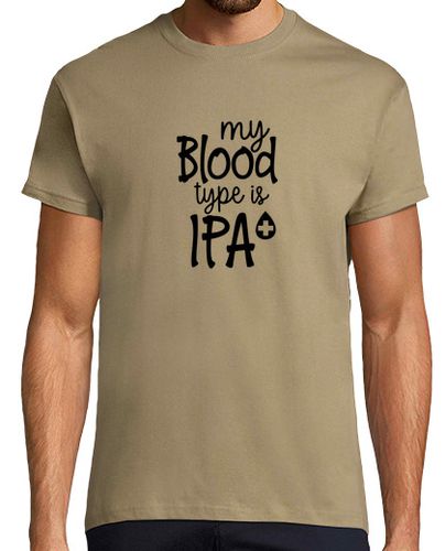 Camiseta Hombre Manga Corta mi tipo de sangre es ipa laTostadora - latostadora.com - Modalova