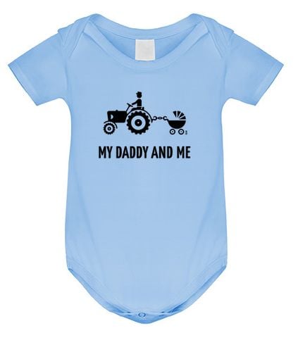 Body Bebé mi papi y yo - tractor - cochecito - b laTostadora - latostadora.com - Modalova