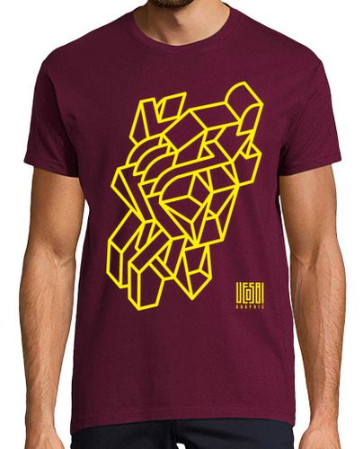 Camiseta líneas geométricas uesbi - latostadora.com - Modalova