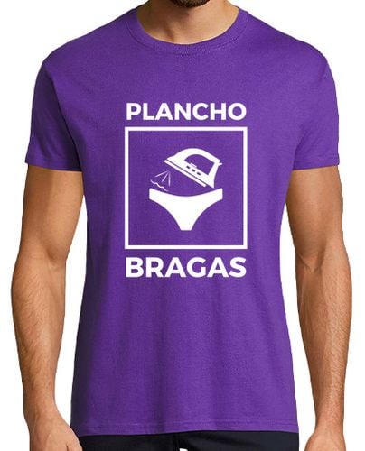 Camiseta Hombre Manga Corta Plancho bragas - planchabragas laTostadora - latostadora.com - Modalova