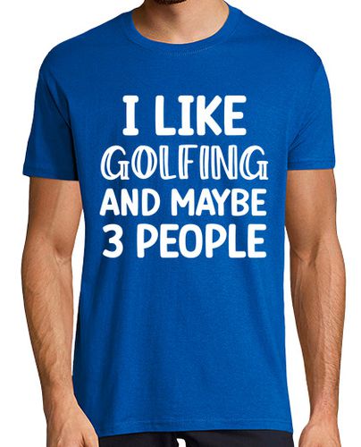 Camiseta Me gusta jugar al golf y tal vez 3 pers - latostadora.com - Modalova