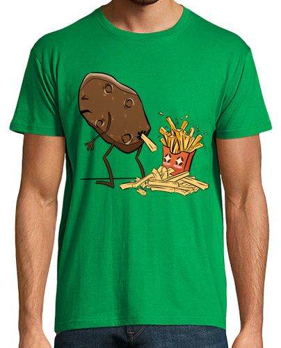 Camiseta papas fritas caca de papa gracioso lindo regalo de juego de palabras de papa - latostadora.com - Modalova