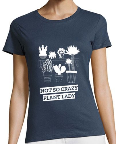 Camiseta Mujer Manga Corta Señora de las plantas no tan loca laTostadora - latostadora.com - Modalova