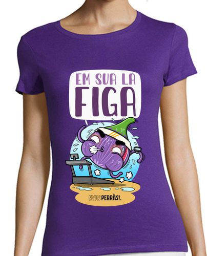 Camiseta mujer Em sua la figa - latostadora.com - Modalova