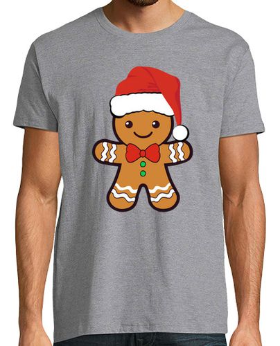 Camiseta Hombre Manga Corta Papá Noel de jengibre laTostadora - latostadora.com - Modalova