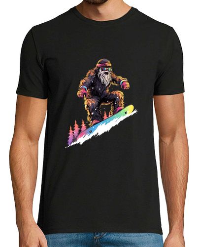 Camiseta Hombre Manga Corta tabla de snowboard de pie grande laTostadora - latostadora.com - Modalova