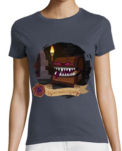 Camiseta mujer Cofre mimic dungeon - latostadora.com - Modalova