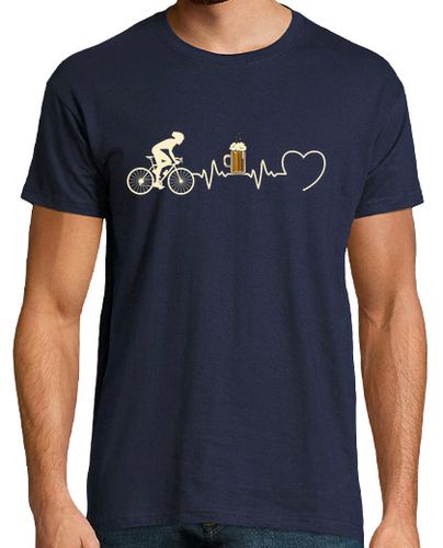Camiseta bicicleta cerveza hombre humor ciclista - latostadora.com - Modalova