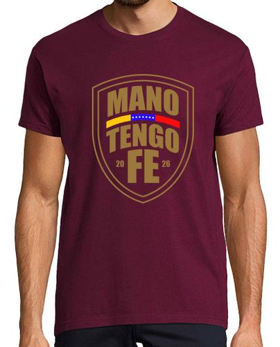 Camiseta Mano, tengo FE - Dorado - latostadora.com - Modalova