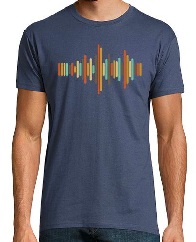 Camiseta Hombre Manga Corta buenas vibraciones barras de musica laTostadora - latostadora.com - Modalova