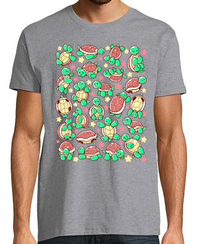 Camiseta Hombre Manga Corta modelo de la tortuga adorable camisa para hombre laTostadora - latostadora.com - Modalova