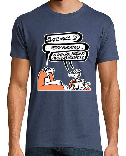 Camiseta Hombre Manga Corta Mariano, no hagas locuras laTostadora - latostadora.com - Modalova