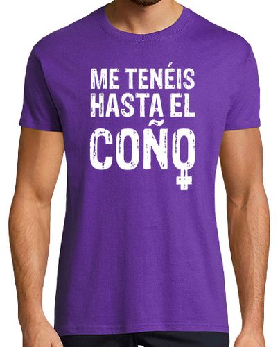 Camiseta ME TENÉIS HASTA EL COÑO - latostadora.com - Modalova