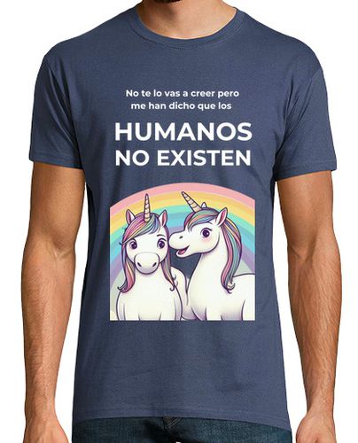 Camiseta unicornios los humanos no existen - latostadora.com - Modalova