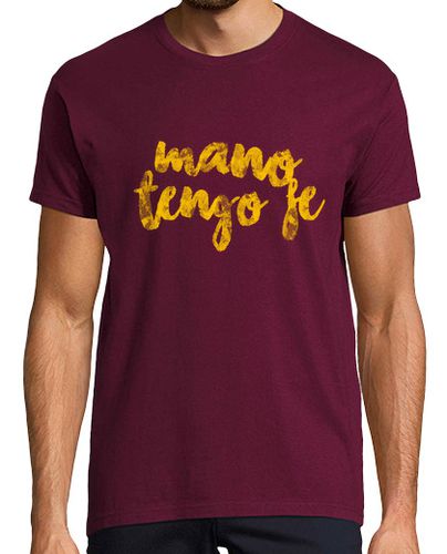 Camiseta Mano tengo Fe - Yellow - Vinotinto - Venezuela - latostadora.com - Modalova