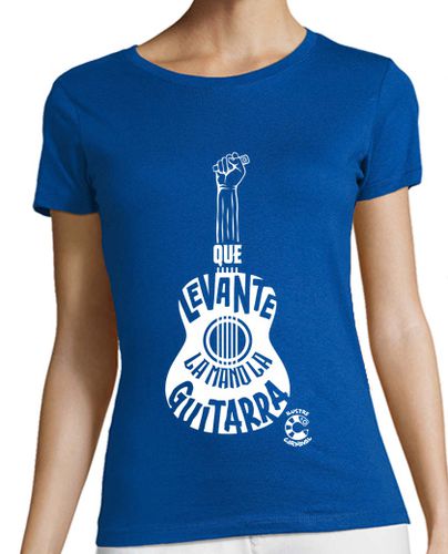 Camiseta mujer Gaditanissima Guitarra Blanco laTostadora - latostadora.com - Modalova