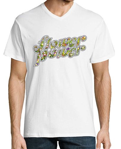 Camiseta Hombre Cuello Pico camiseta flower power para hombre con cuello en v laTostadora - latostadora.com - Modalova