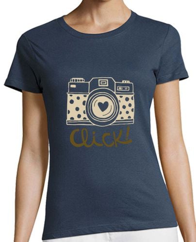 Camiseta Mujer Manga Corta Click. Camara de fotos laTostadora - latostadora.com - Modalova