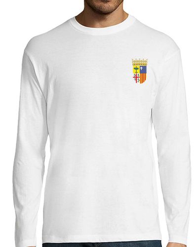 Camiseta Hombre Manga Larga Escudo de Aragón laTostadora - latostadora.com - Modalova