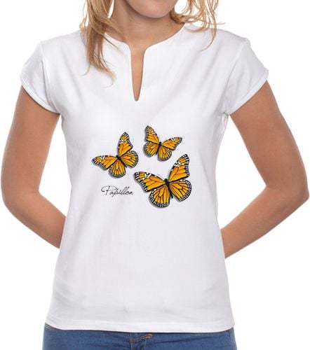 Camiseta Mujer Cuello Mao Papillon laTostadora - latostadora.com - Modalova