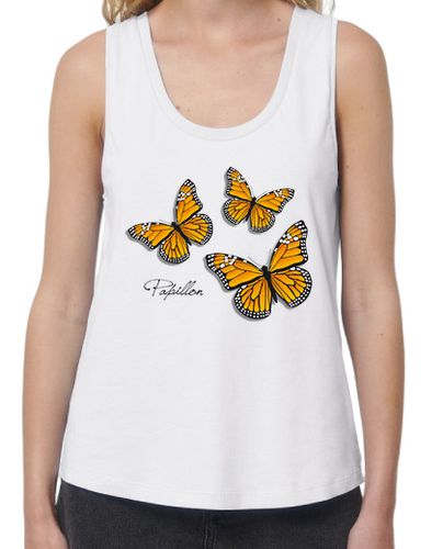 Camiseta mujer Papillón (mariposas monarca) - latostadora.com - Modalova