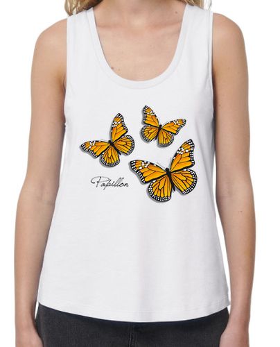 Camiseta mujer Papillón (mariposas monarca) laTostadora - latostadora.com - Modalova