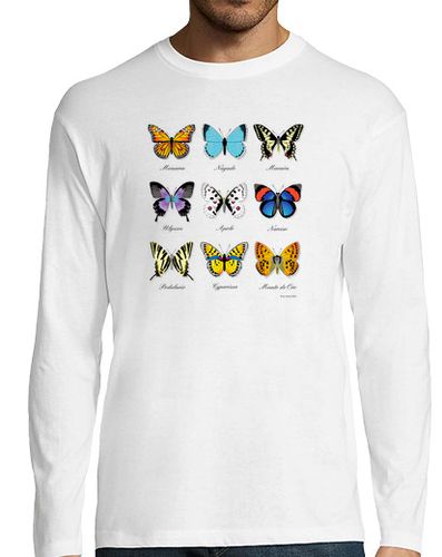 Camiseta Colección de Mariposas - latostadora.com - Modalova