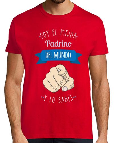 Camiseta Hombre Manga Corta Soy el Mejor Padrino del Mundo y lo Sabes laTostadora - latostadora.com - Modalova