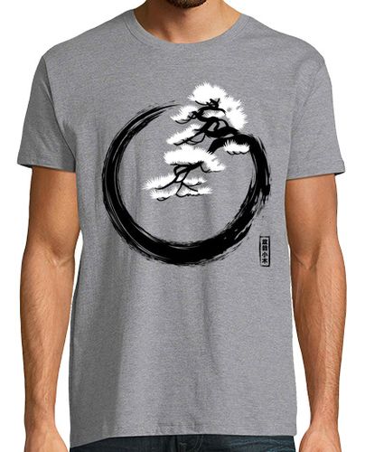 Camiseta Hombre Manga Corta circulo ZEN con bonsai laTostadora - latostadora.com - Modalova