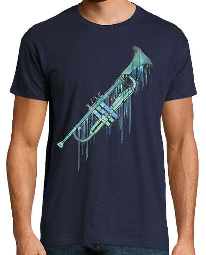 Camiseta Hombre Manga Corta acuarela de trompeta laTostadora - latostadora.com - Modalova