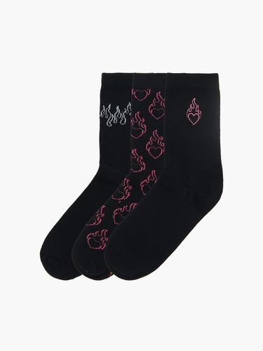 Pack de 3 pares de calcetines - Cropp - Modalova