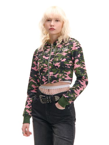 Sudadera con capucha y motivos - Cropp - Modalova