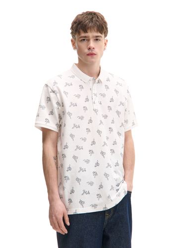 Cropp - Polo con estampado - Blanco - Cropp - Modalova
