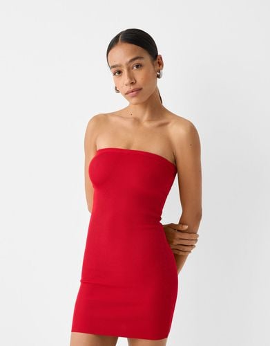 Vestido Mini Bandeau Mujer M - Bershka - Modalova