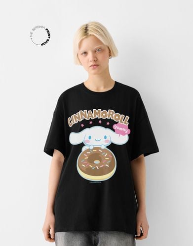 Camiseta Cinnamoroll Manga Corta Oversize Print Mujer M - Bershka - Modalova