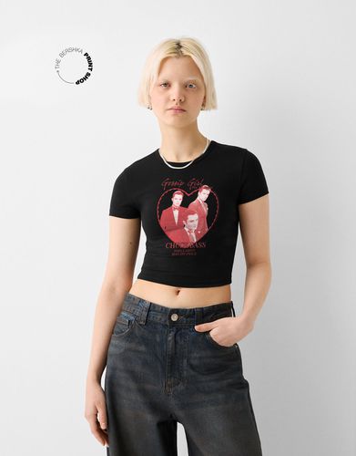 Camiseta Gossip Girl Manga Corta Mujer 10-12 - Bershka - Modalova