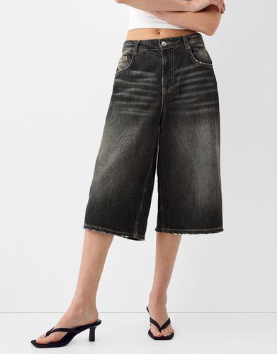 Bermuda Jort Denim Baggy Mujer 34 - Bershka - Modalova