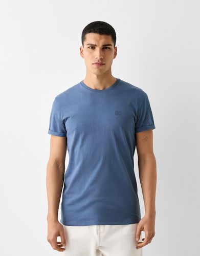 Camiseta Manga Corta Muscle Fit Hombre L - Bershka - Modalova