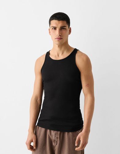 Camiseta Tirantes Rib Hombre L - Bershka - Modalova