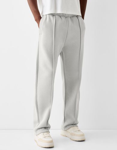 Pantalón Wide Leg Felpa Hombre Xl - Bershka - Modalova