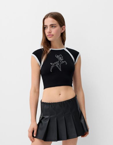 Camiseta Disney Bambi Strass Mujer L - Bershka - Modalova