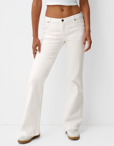 Pantalón Flare Sarga Mujer 32 - Bershka - Modalova