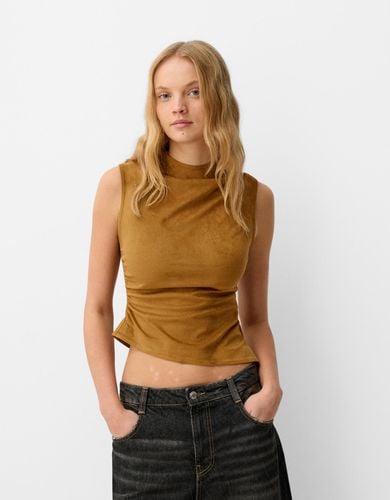 Top Asimétrico Mujer L - Bershka - Modalova