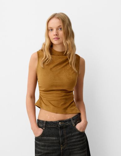 Top Asimétrico Mujer S - Bershka - Modalova