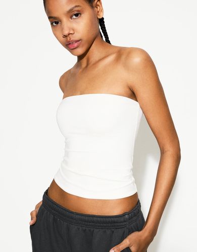 Bershka Top Bandeau Mujer Xl Crudo - Bershka - Modalova