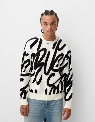 Jersey Print Hombre M / - Bershka - Modalova