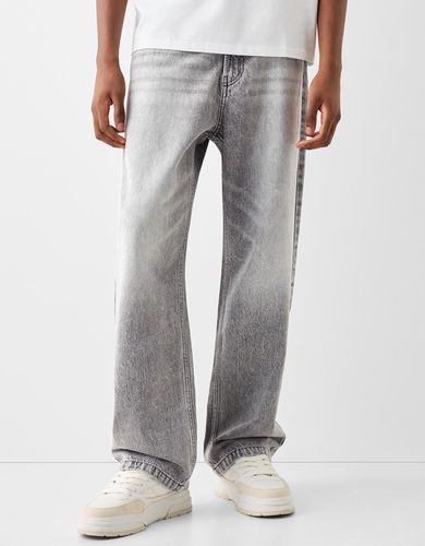 Bershka Jeans Baggy Hombre 34 Gris - Bershka - Modalova