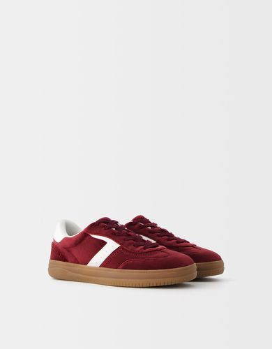 Zapatillas Retro Terciopelo Mujer 35 - Bershka - Modalova