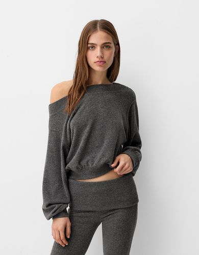 Jersey Asimétrico Soft Touch Mujer 10-12 - Bershka - Modalova